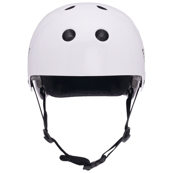 Protec OLD SCHOOL LOW PRO ASIA FIT HELMET - GLOSS WHITE (CERTIFIED)