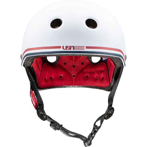 Protec Classic - White USA Skateboarding (Certified)