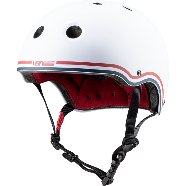 Protec Classic - White USA Skateboarding (Certified)