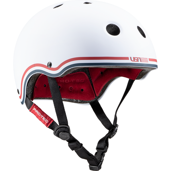protec Classic - White USA Skateboarding (Certified)