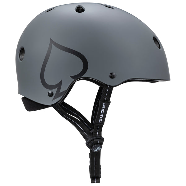 Protec LOW PRO Certified Helmet - Matte Grey