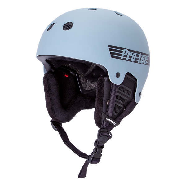 Protec Old School Snow W/MIPS - Matte Blue Lead