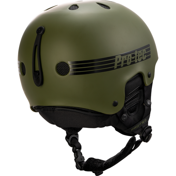 Protec Old School Snow W/ MIPS - Matte Olive