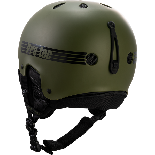 Protec Old School Snow W/ MIPS - Matte Olive