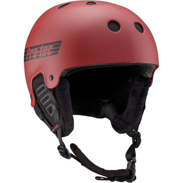 protec Old School Snow w/MIPS - Matte Red