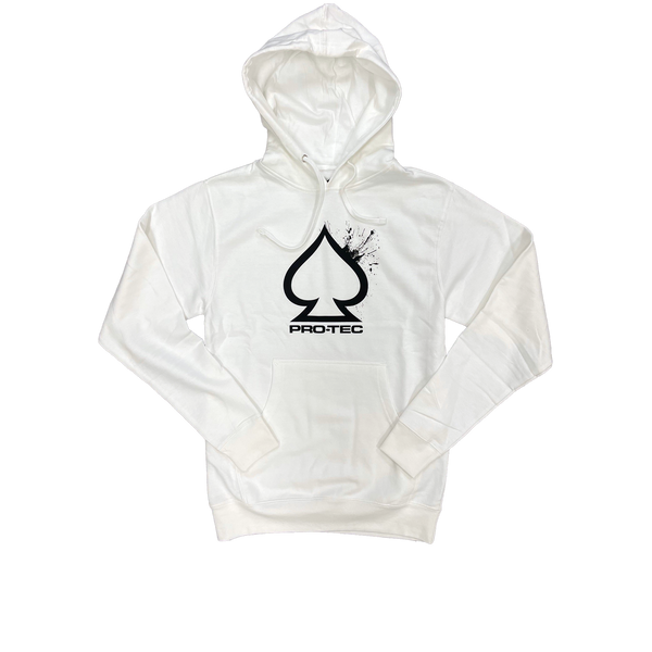 protec Pro-Tec Spade Splatter Hoodie - White
