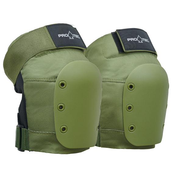 Protec STREET GEAR 3-PACK PAD SET - ARMY GREEN
