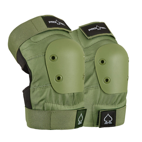 Protec STREET GEAR 3-PACK PAD SET - ARMY GREEN