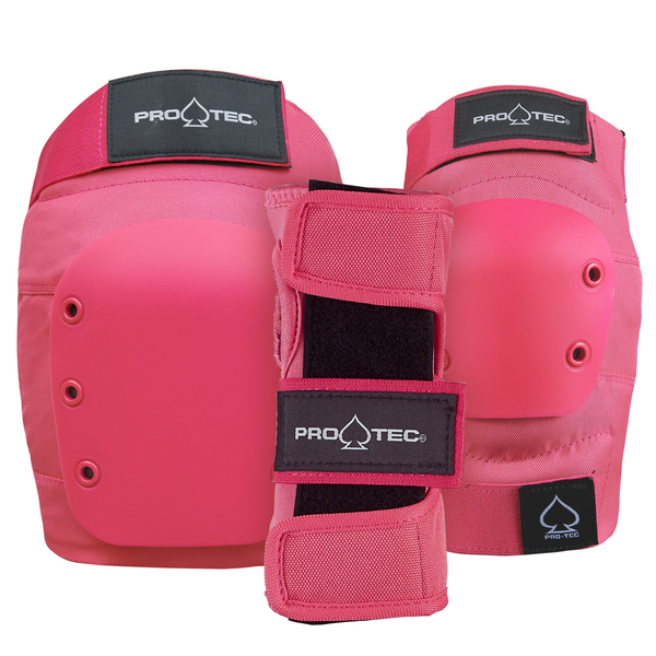 protec STREET GEAR 3-PACK PAD SET - PINK