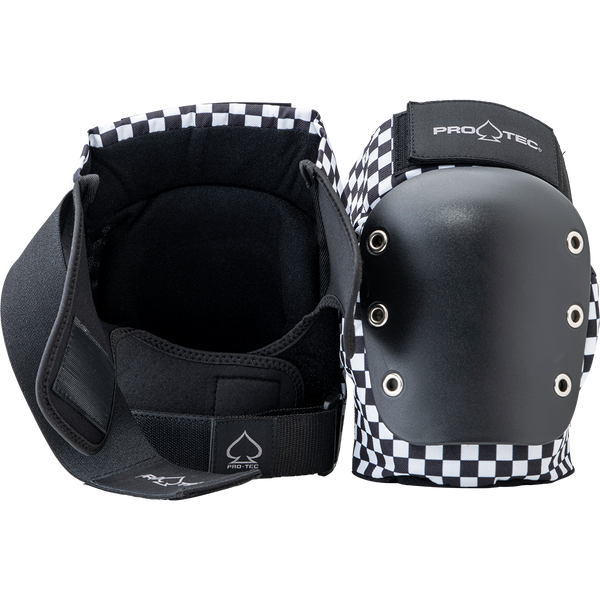 Protec STREET KNEE PAD - OPEN BACK - CHECKER