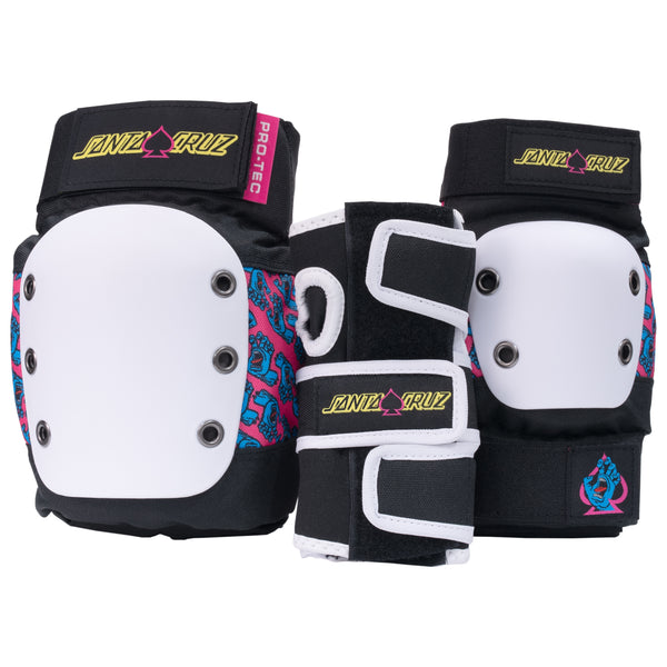 protec STREET GEAR 3-PACK PAD SET - SANTA CRUZ SIGNATURE EDITION