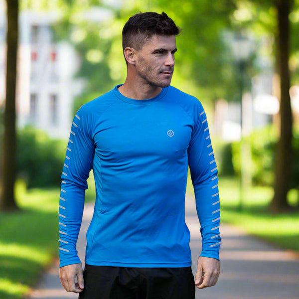 Proviz Men's Long Sleeve Reflective Striped Top