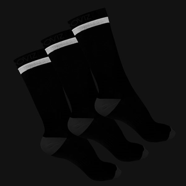 Proviz Reflective Mid Length Running Socks - 3 Pack
