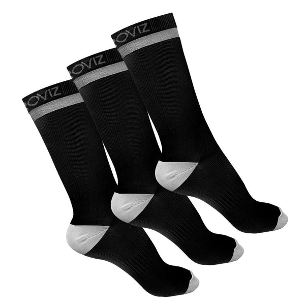 proviz Reflective Mid Length Running Socks - 3 Pack