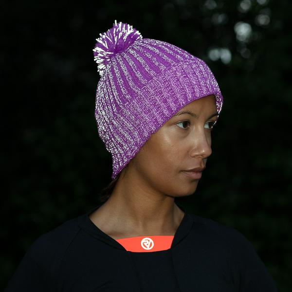 Proviz Reflective Fleece Lined Running Bobble Beanie