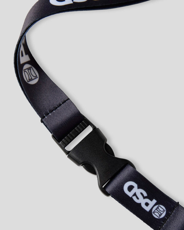 Psd Black Lanyard