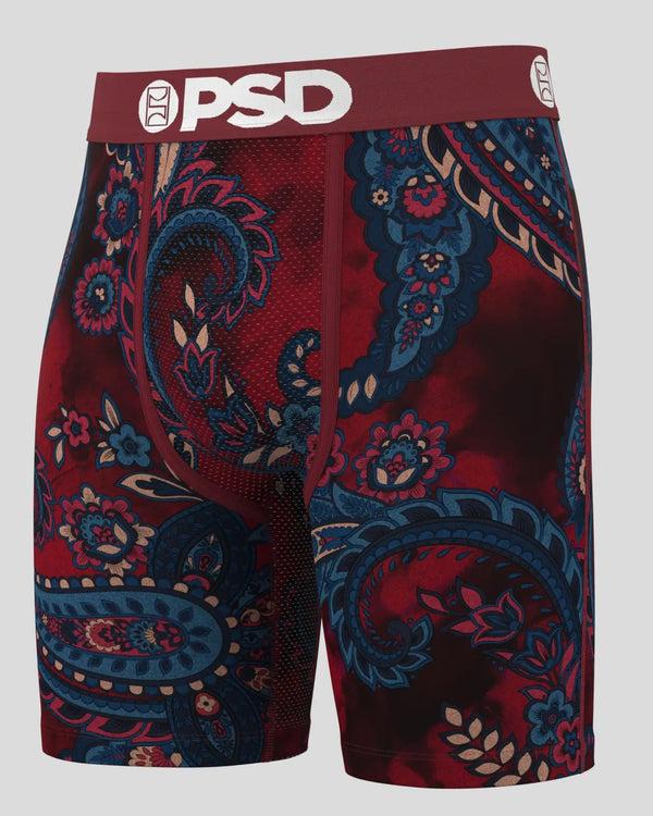 psd Bordeaux Paisley