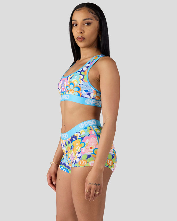 Psd Care Bears - Radial Floral