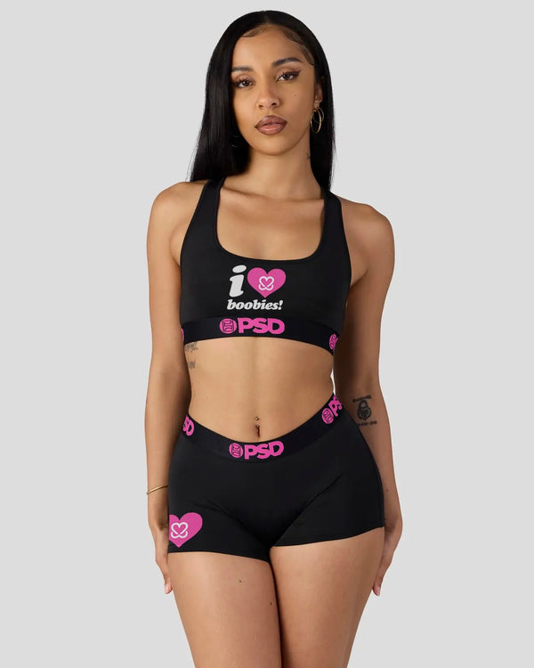 Psd Keep A Breast - I Heart Boobies