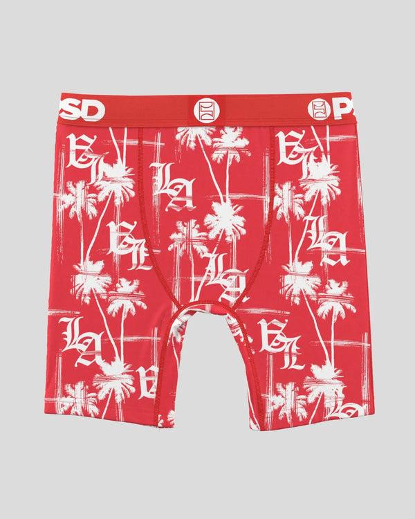 Psd LA Palms Red