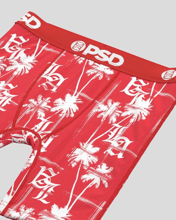 Psd LA Palms Red