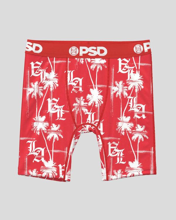 psd LA Palms Red