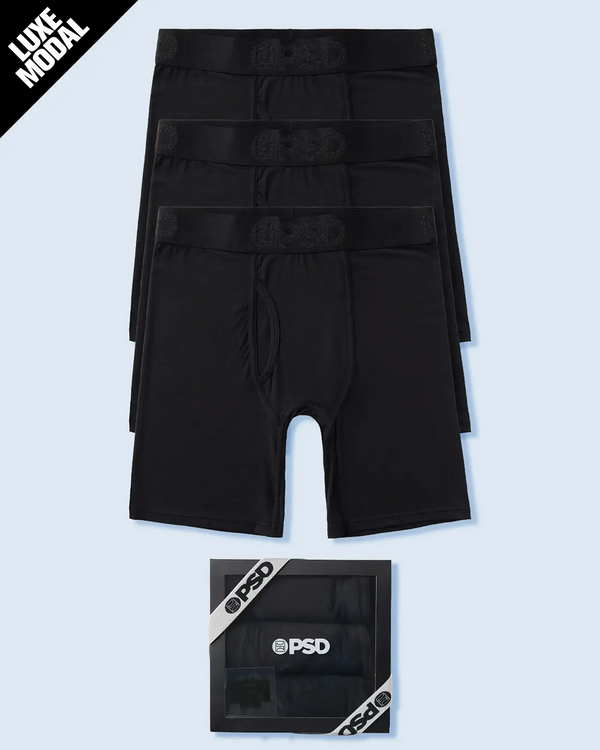 psd Luxe Modal 3 Pack - Black