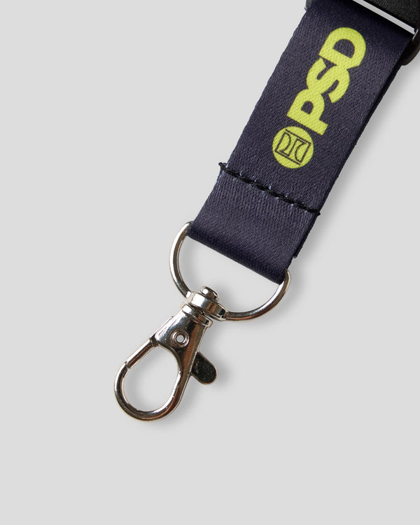 Psd Neon Black Lanyard