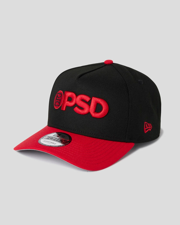 psd New Era x PSD Logo Hat Black/Red
