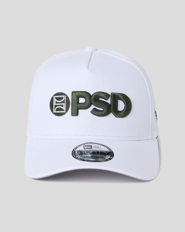 Psd New Era X PSD Logo Hat White/Green