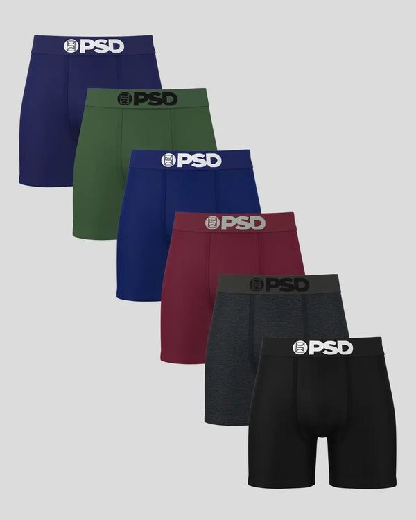 psd Solids 6 Pack - Dark Tones