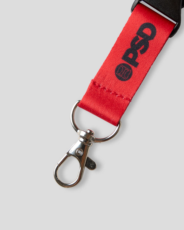 Psd Varsity Red Lanyard