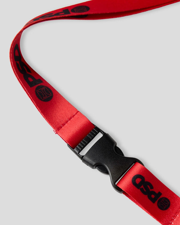 Psd Varsity Red Lanyard