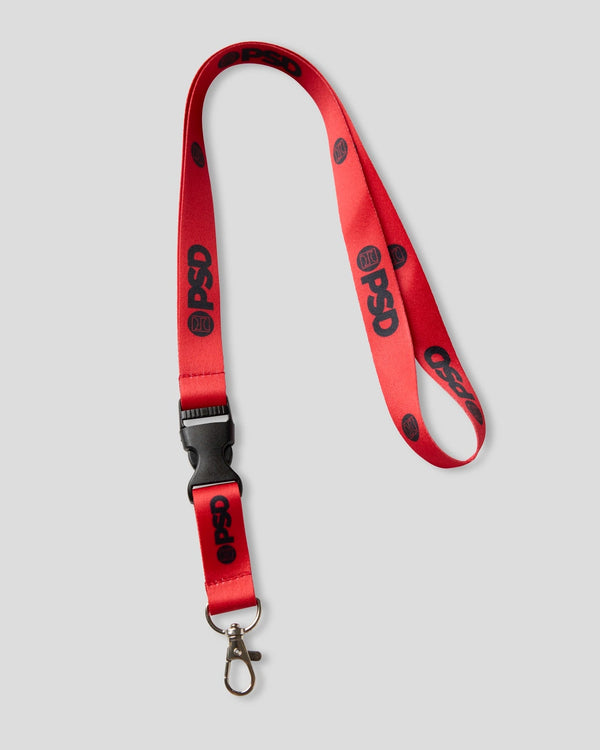 psd Varsity Red Lanyard