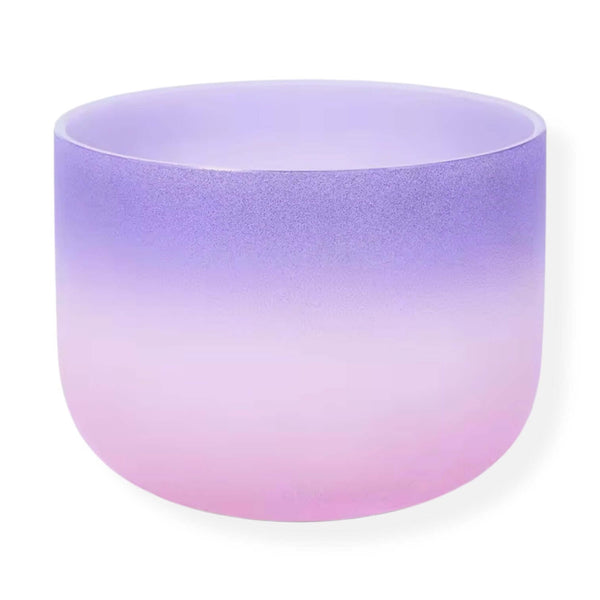 psychic sisters Amethyst & Rose 8” Crystal Singing Bowl