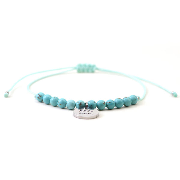 Psychic Sisters Aquarius Birthstone Bracelet (January 20 – February 18)