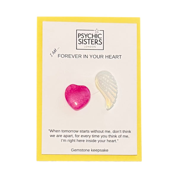 psychic sisters Forever In Your Heart Hand-Chosen Crystal Cards