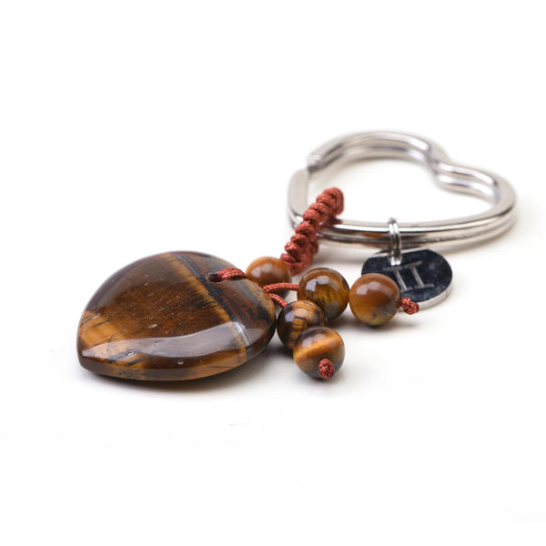 Psychic Sisters Gemini Birthstone Keyring (21 - June 20)