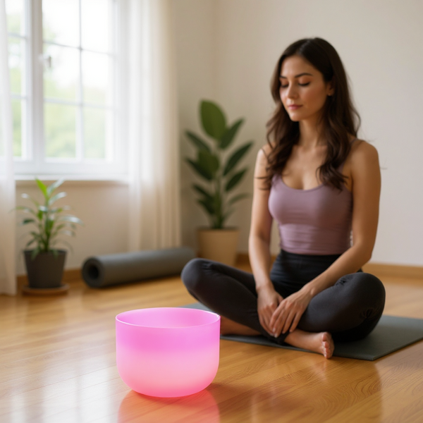 Psychic Sisters Heart Chakra 8” Crystal Singing Bowl