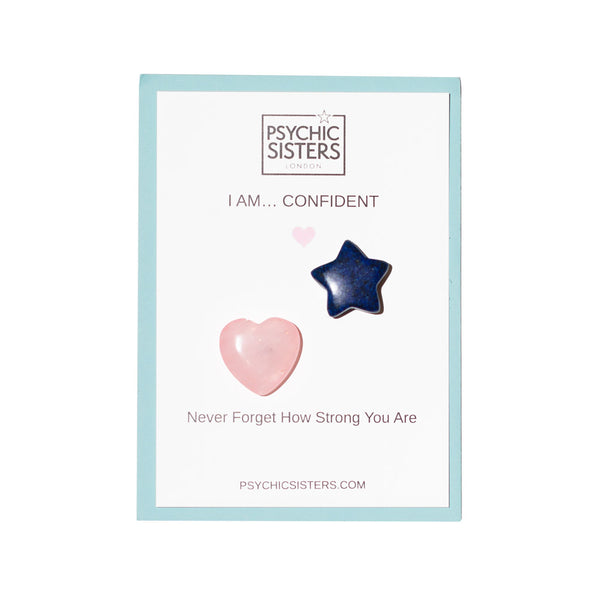 psychic sisters I Am Confident Hand-Chosen Crystal Card