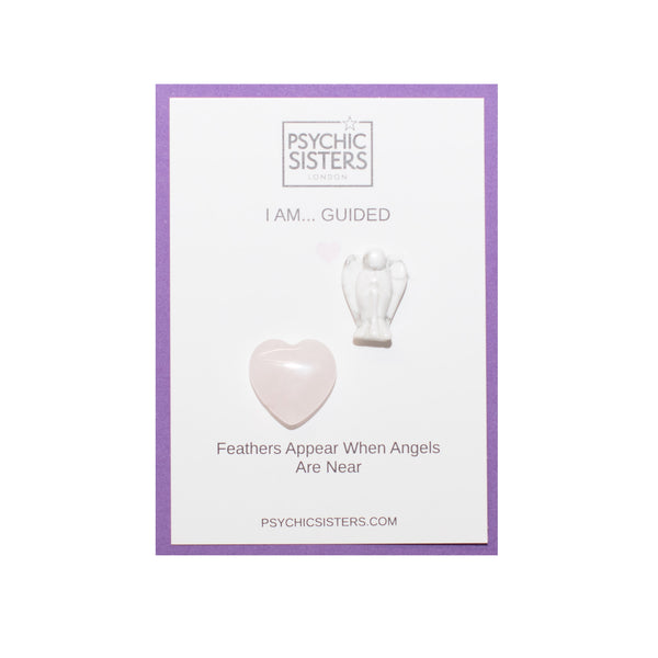 psychic sisters I Am Guided Hand-Chosen Crystal Card