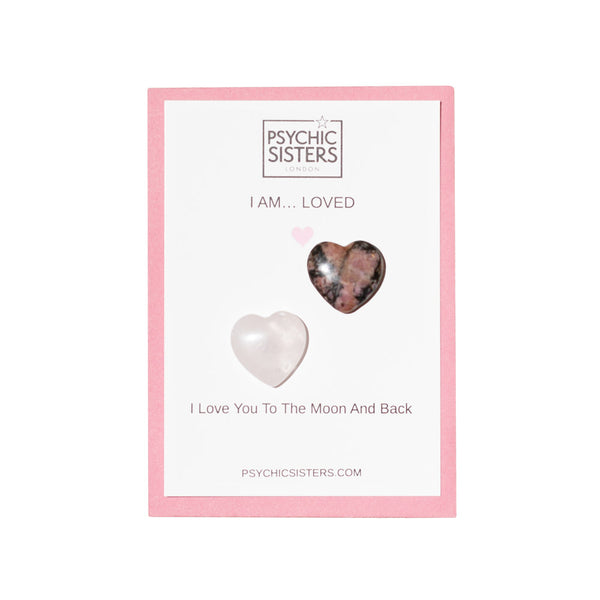 psychic sisters I Am Loved Hand-Chosen Crystal Cards