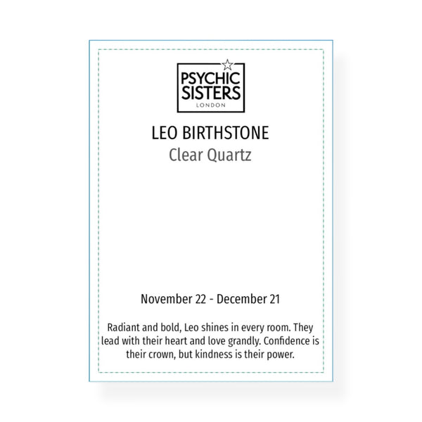 Psychic Sisters Leo Birthstone Bracelet (November 22 - December 21)