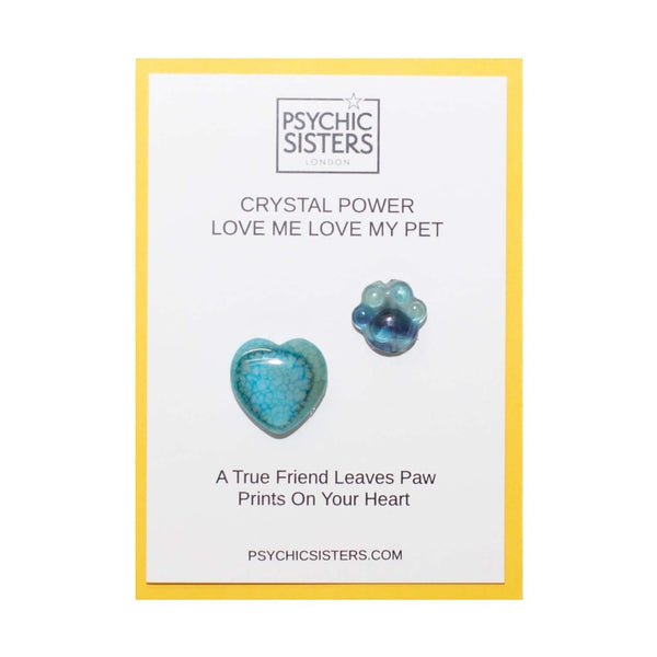 psychic sisters Love Me Love My Cat Hand-Chosen Crystal Cards
