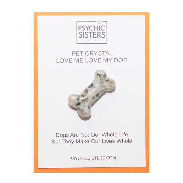 Psychic Sisters Love Me Love My Dog Hand-Chosen Crystal Cards