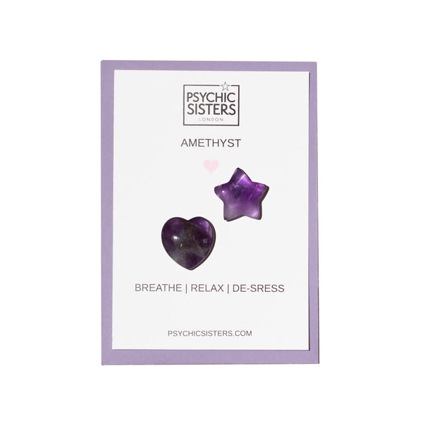psychic sisters Amethyst Crystal Cards