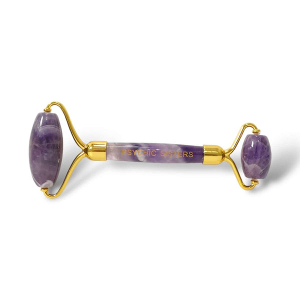 Psychic Sisters Amethyst Gua Sha & Roller Gift Set