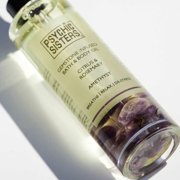 Psychic Sisters Amethyst Infused Body Oils