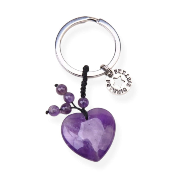 psychic sisters Amethyst Keyring