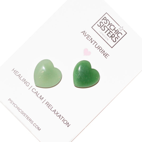 Psychic Sisters Aventurine Gemstone Card